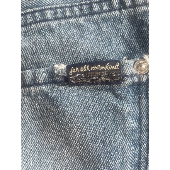 7 for all mankind - Medium Wash Cutoff Shorts - Size 28 - Picture 4 of 7